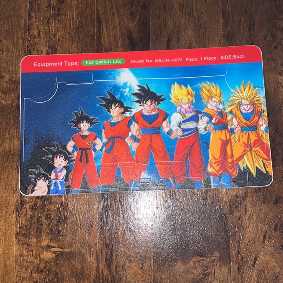 Dragon Ball Z Nintendo Switch Lite full set of skin decal stickers - Picture 2 of 8